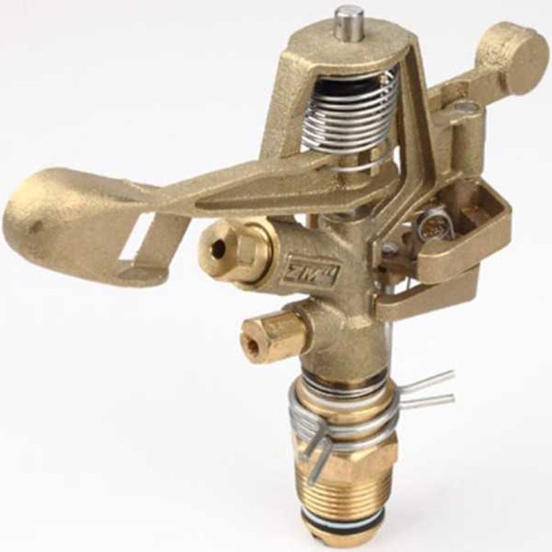Garden lawn 3/4 inch Double outlet copper rocker arm sprinkler