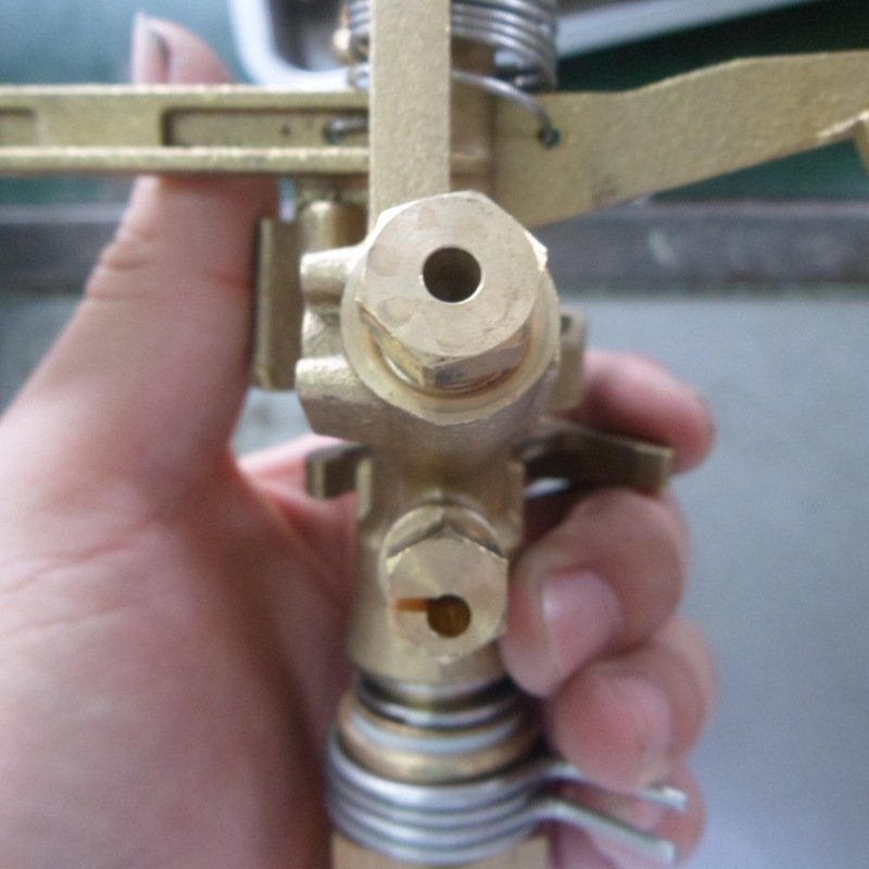 Garden lawn 3/4 inch Double outlet copper rocker arm sprinkler