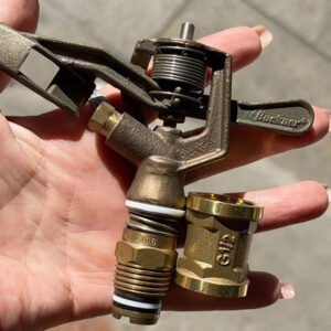 1/2 Inch Full-Automatic Single Nozzle Copper Rocker Arm Irrigation  Sprinklers