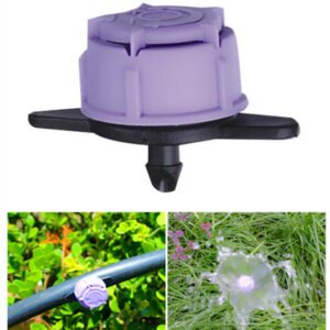 5 hole purple Irrigation Dripper