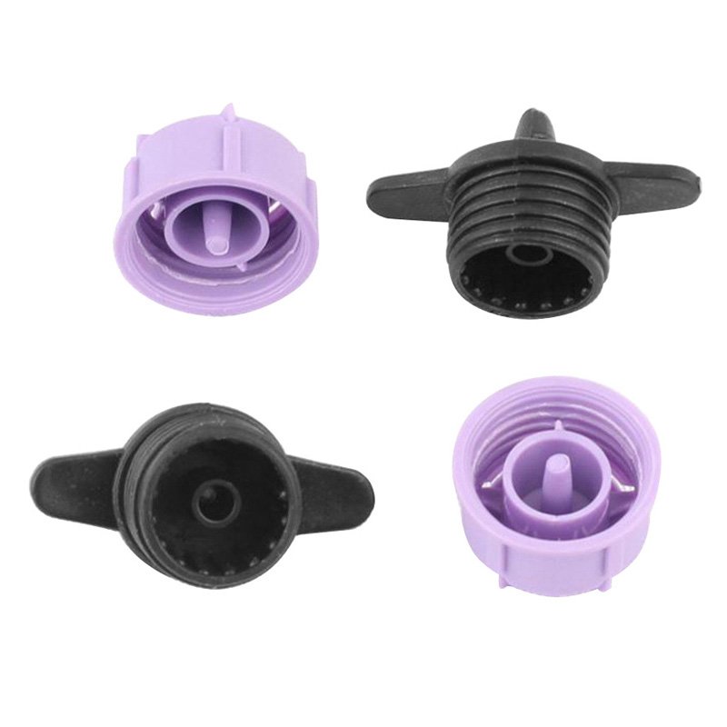 5 hole purple Irrigation Dripper