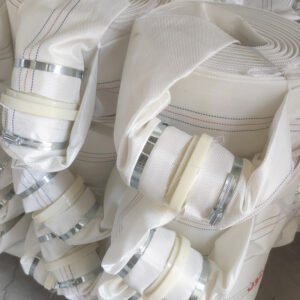 White Canvas Hose Pipe