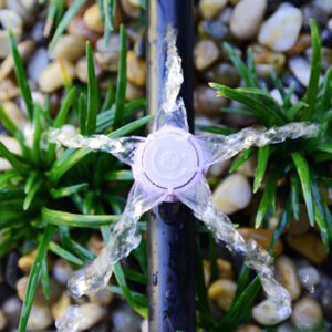 5 hole purple Irrigation Dripper