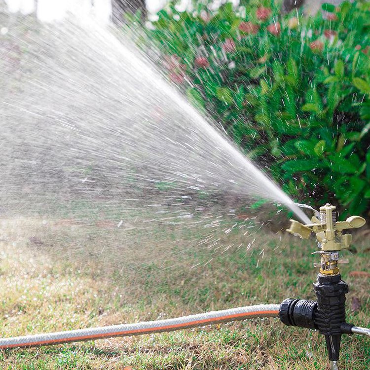 3/4 Inch Zinc Alloy Garden Lawn Rocker Arm Irrigation Nozzle Water Spray