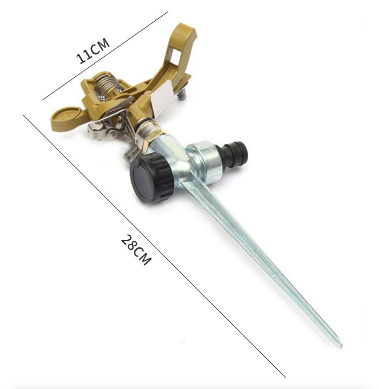 7 Zinc Pulsating Lawn Spike Sprinkler