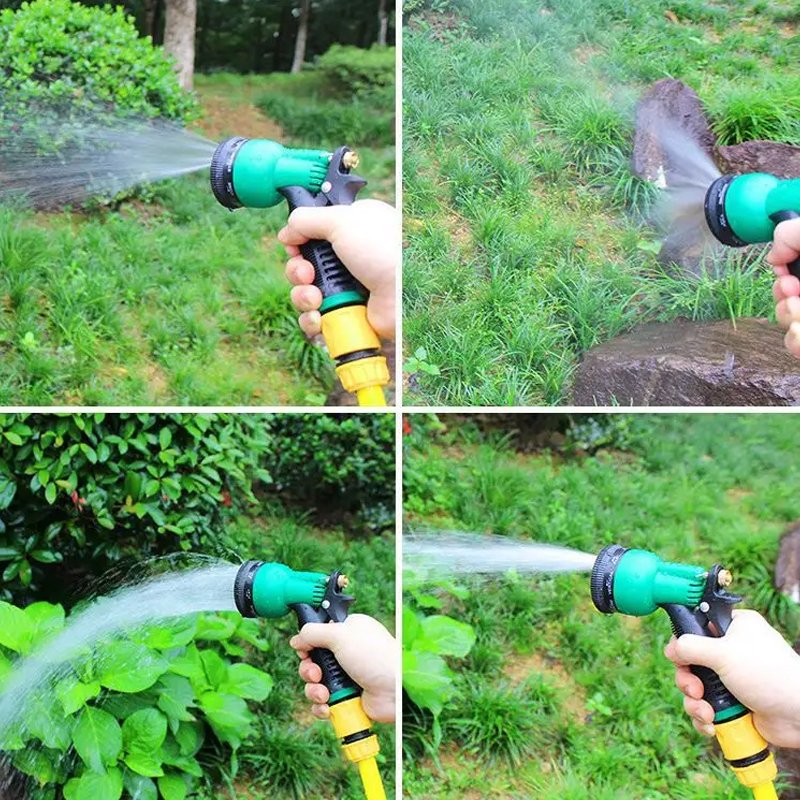 Adjustable 8 Patterns Garden Watering Spray Gun Set