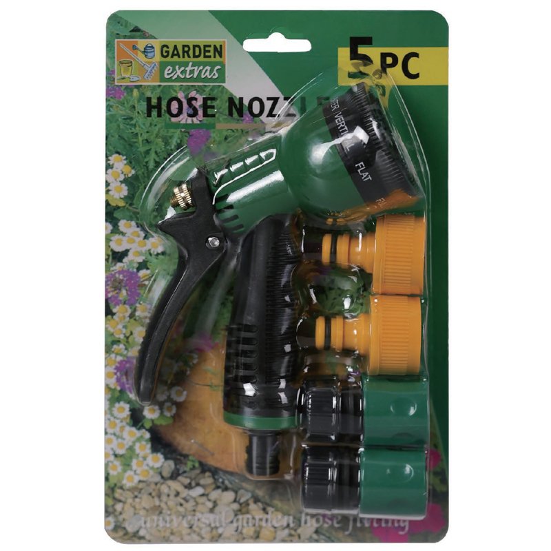 Adjustable 8 Patterns Garden Watering Spray Gun Set
