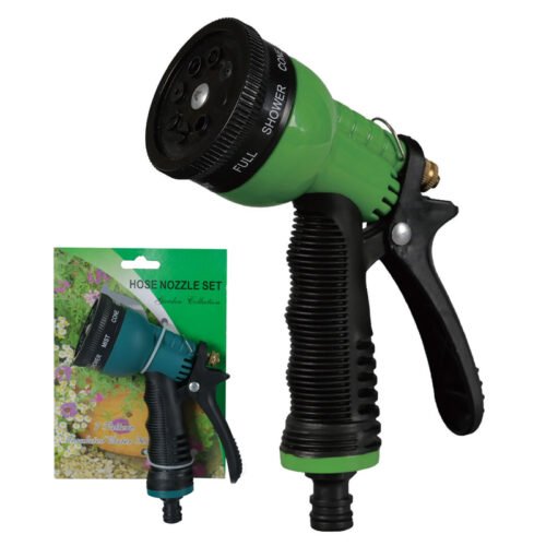 Adjustable 8 Patterns Garden Watering Spray Gun