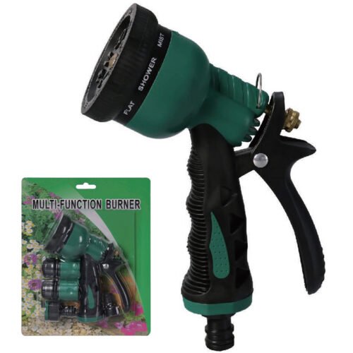 Garden Watering Green 7 Pattern Hose Set