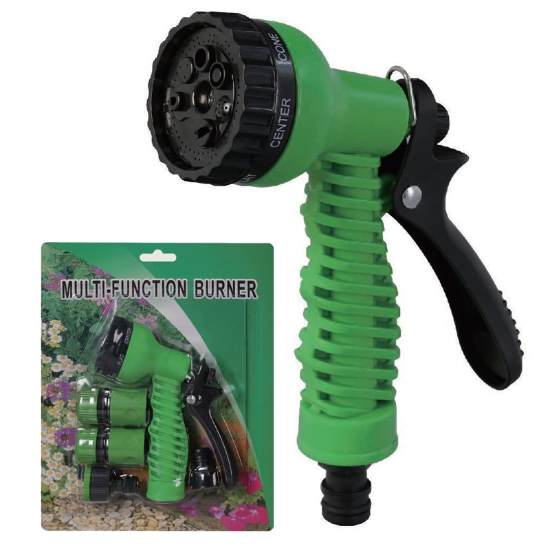 Plastic 7 Pattern Garden Water Gun Set