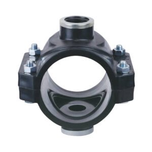 Double Clamp Saddle with Reinforcing Ring PN16 for Pipe