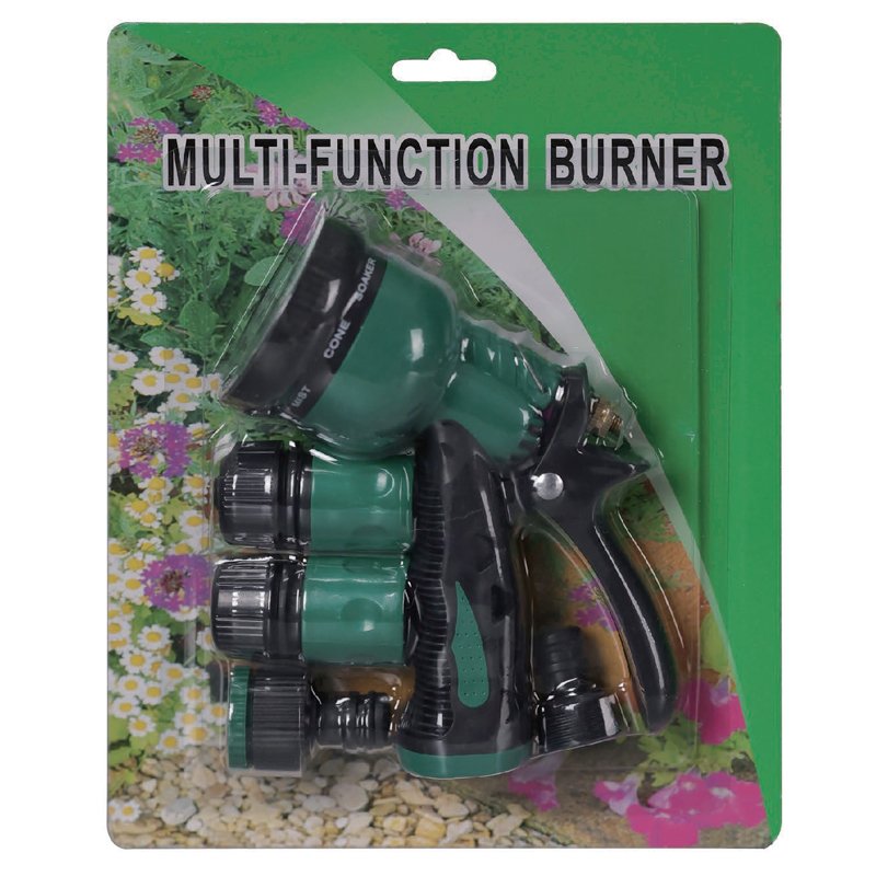 Garden Watering Green 7 Pattern Hose Set