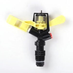 Yellow Plastic Rocker Arm Sprinkler 1/2 inch