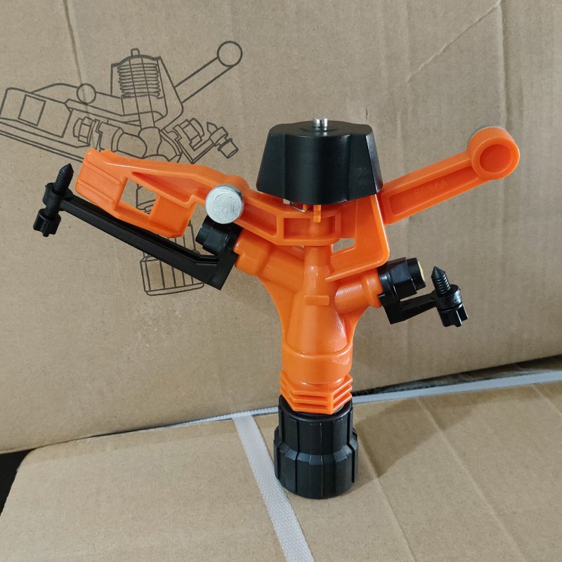 Durable Orange Farm Sprinkler 1"