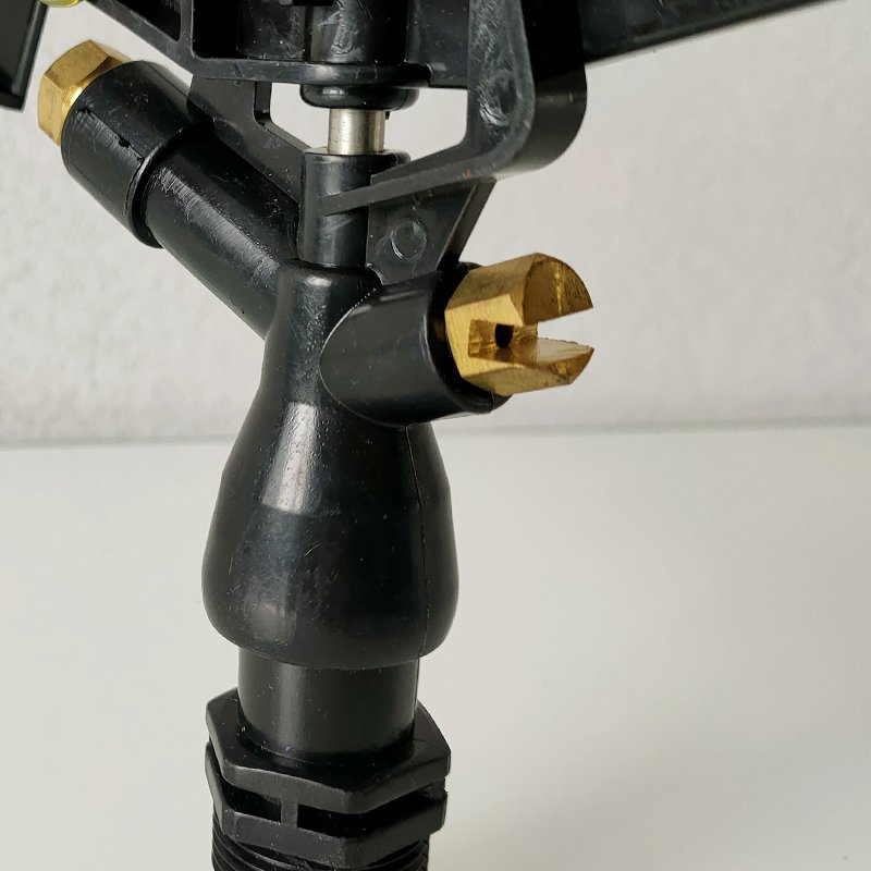 3/4" Brass Dual Nozzle Irrigation Sprinkler