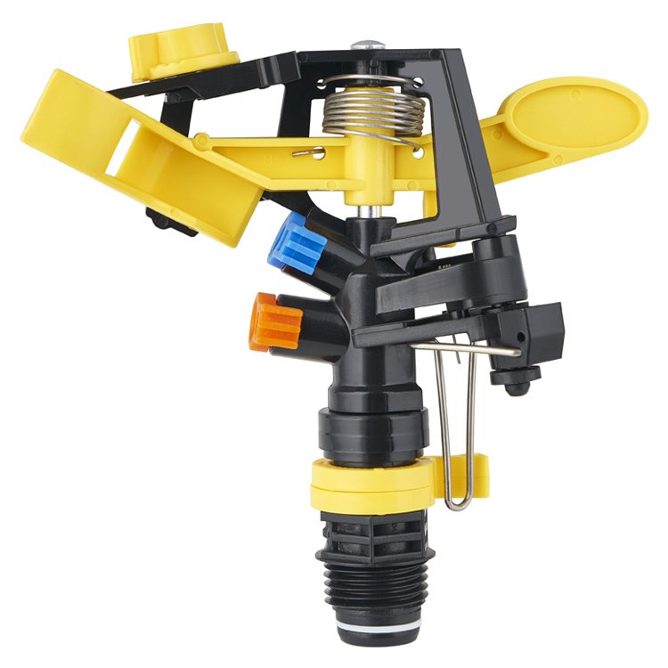 1/2" Male Thread Double Outlet Rocker Arm Garden Sprinkler