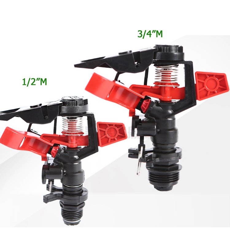 Red Rotating Sprinkler Irrigation Sprinkler