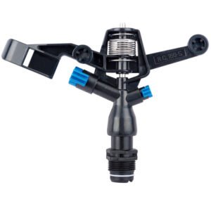 Plastic Blue Double Nozzle Lawn Sprinkler