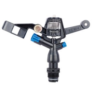 Plastic Blue Double Nozzle Lawn Sprinkler