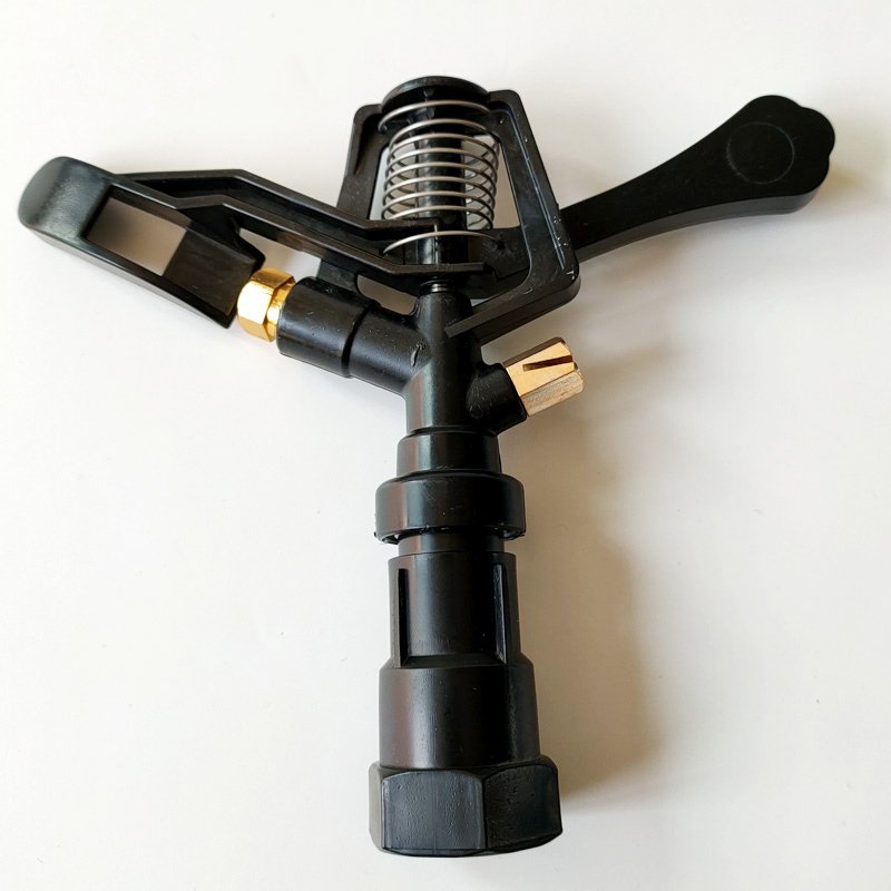 3/4'' plastic Lawn Sprinkler with aluminium nozzle