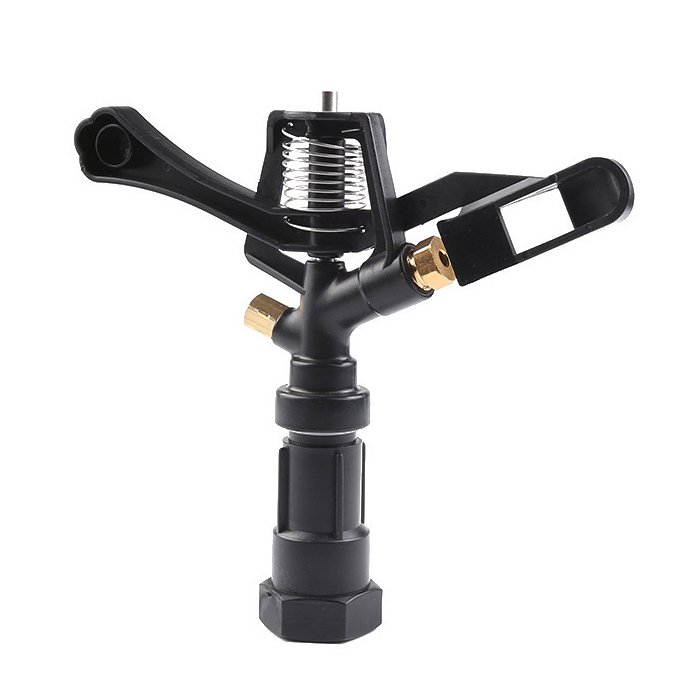 3/4'' plastic Lawn Sprinkler with aluminium nozzle