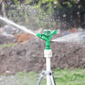 3/4” Green plastic Lawn Sprinkler