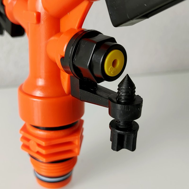 3/4" Orange Agriculture Irrigation Impact Sprinkler