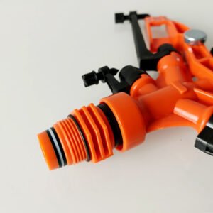 Three Nozzle Orange Irrigation Sprinkler