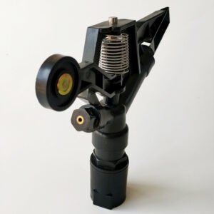 Black 1" Circle Impact Garden Sprinkler