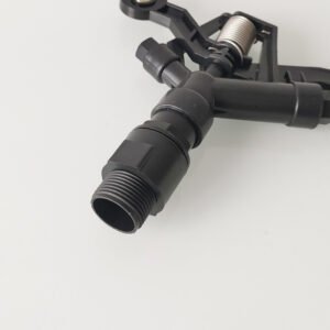 Black 1" Circle Impact Garden Sprinkler