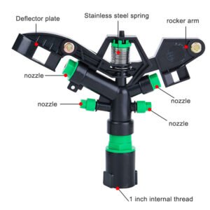 3 Or 4 Nozzle Circle Spray Irrigation Sprinkler