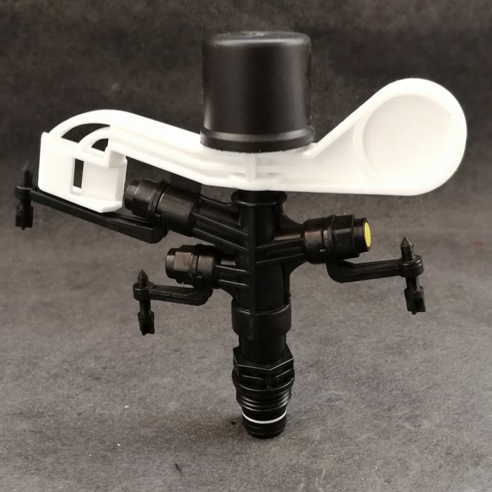 Three Nozzle White Irrigation Sprinkler