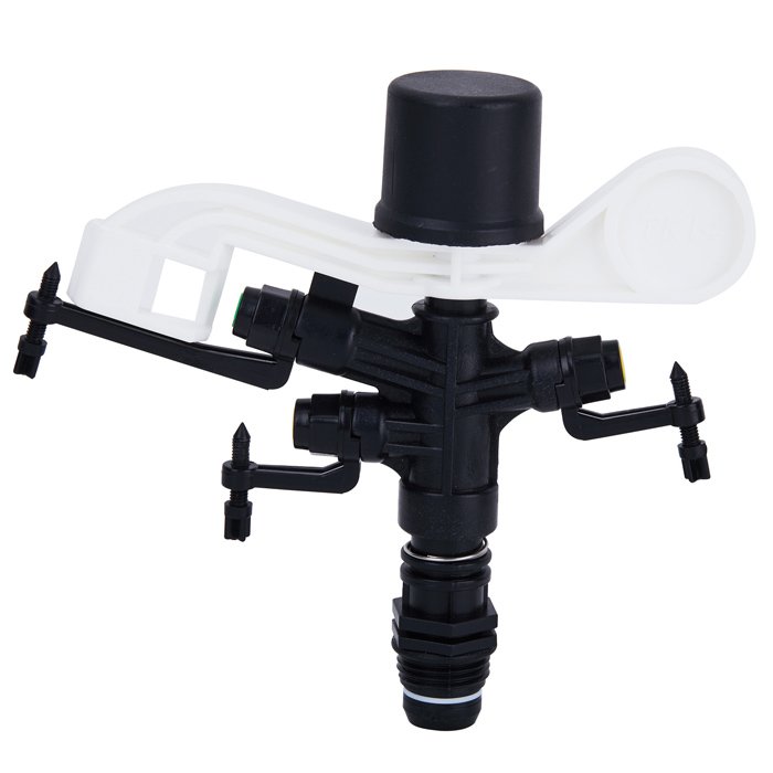 Three Nozzle White Irrigation Sprinkler