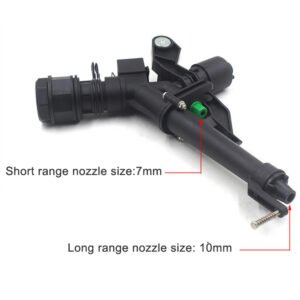Long range 1.5 Inch Black Plastic Rain Gun Sprinkler for farm irrigation