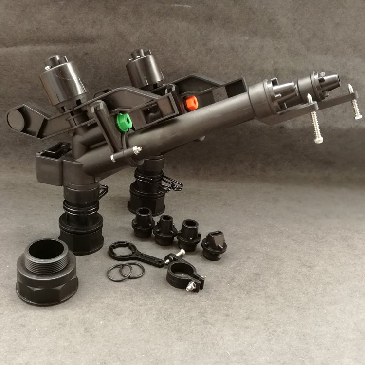 Long range 1.5 Inch Black Plastic Rain Gun Sprinkler for farm irrigation
