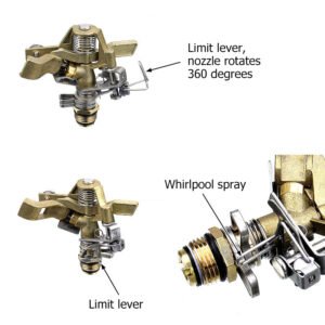 Brass Impact  Sprinkler Agricultural Sprinkler Irrigation System