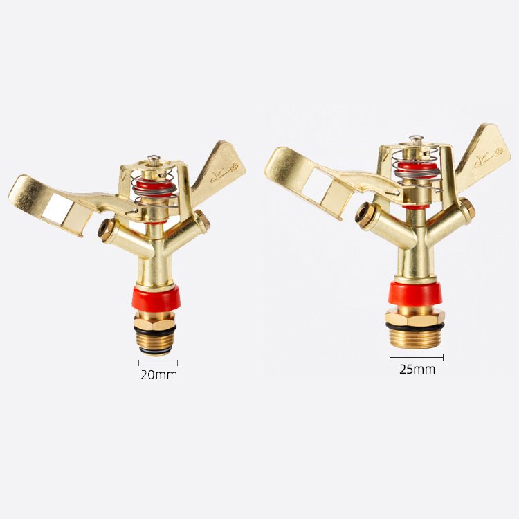 4-point zinc alloy rocker arm sprinkler DN15 lawn rotating sprinkler