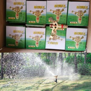 8105A-3 4-point zinc alloy rocker arm sprinkler DN15 lawn rotating sprinkler