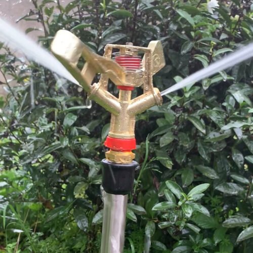 4-point zinc alloy rocker arm sprinkler DN15 lawn rotating sprinkler