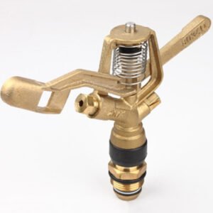 Hot Selling 3/4" 2 Nozzles Rotary Farm Irrigation Brass Impact Sprinkler