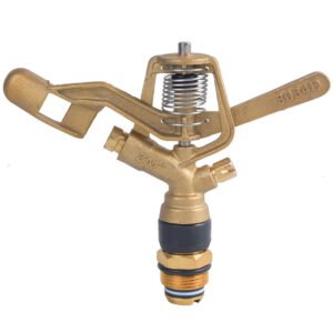 Hot Selling 3/4" 2 Nozzles Rotary Farm Irrigation Brass Impact Sprinkler