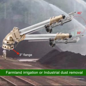 80m Radius Rain Gun Sprinkler Irrigation System  3 Inch Big Rain