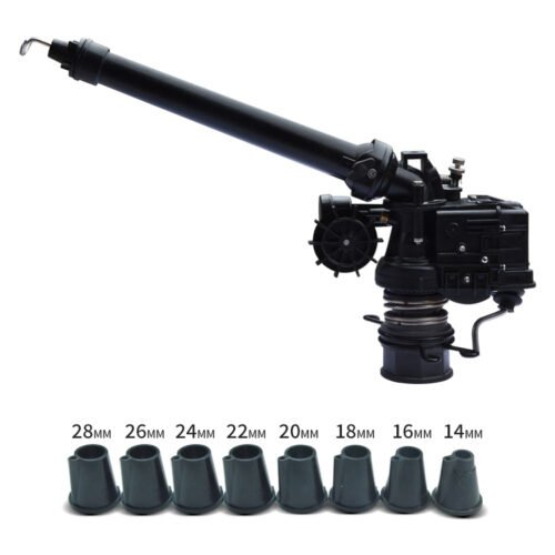 New Black body 1.5 Inch Long Range Rotating Turbine  Rain Gun Sprinkler