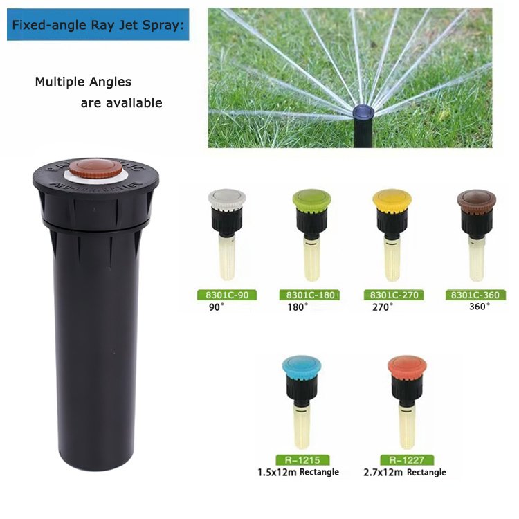 1/2 Inch Garden Lawn Sprinklers Various spray angles Ray sprinkler