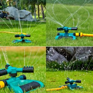 Rotating 360 Degree Adjustable with Butterfly Base Lawn Irrigation Sprinkler