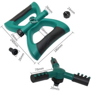 Rotating 360 Degree Adjustable with Butterfly Base Lawn Irrigation Sprinkler