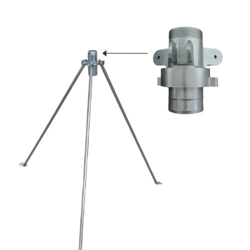 Impact Sprinkler Support Stake Water Hose Tripod ,Big Rain Gun Metal Trivet