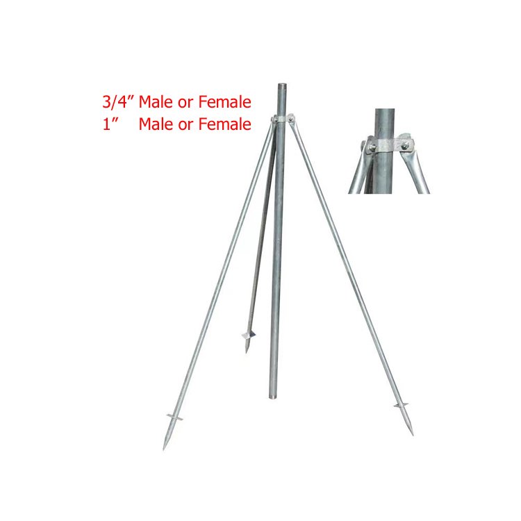 1 inch Garden Sprinkler Bracket,3/4 inch Rain Gun Sprinkler Tripod Stand