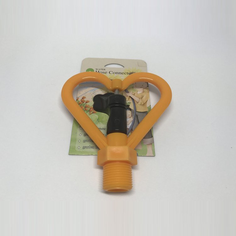 Plastic heart-shaped agricultural vegetable garden lawn sprinkler