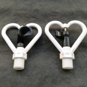 Plastic heart-shaped agricultural vegetable garden lawn sprinkler